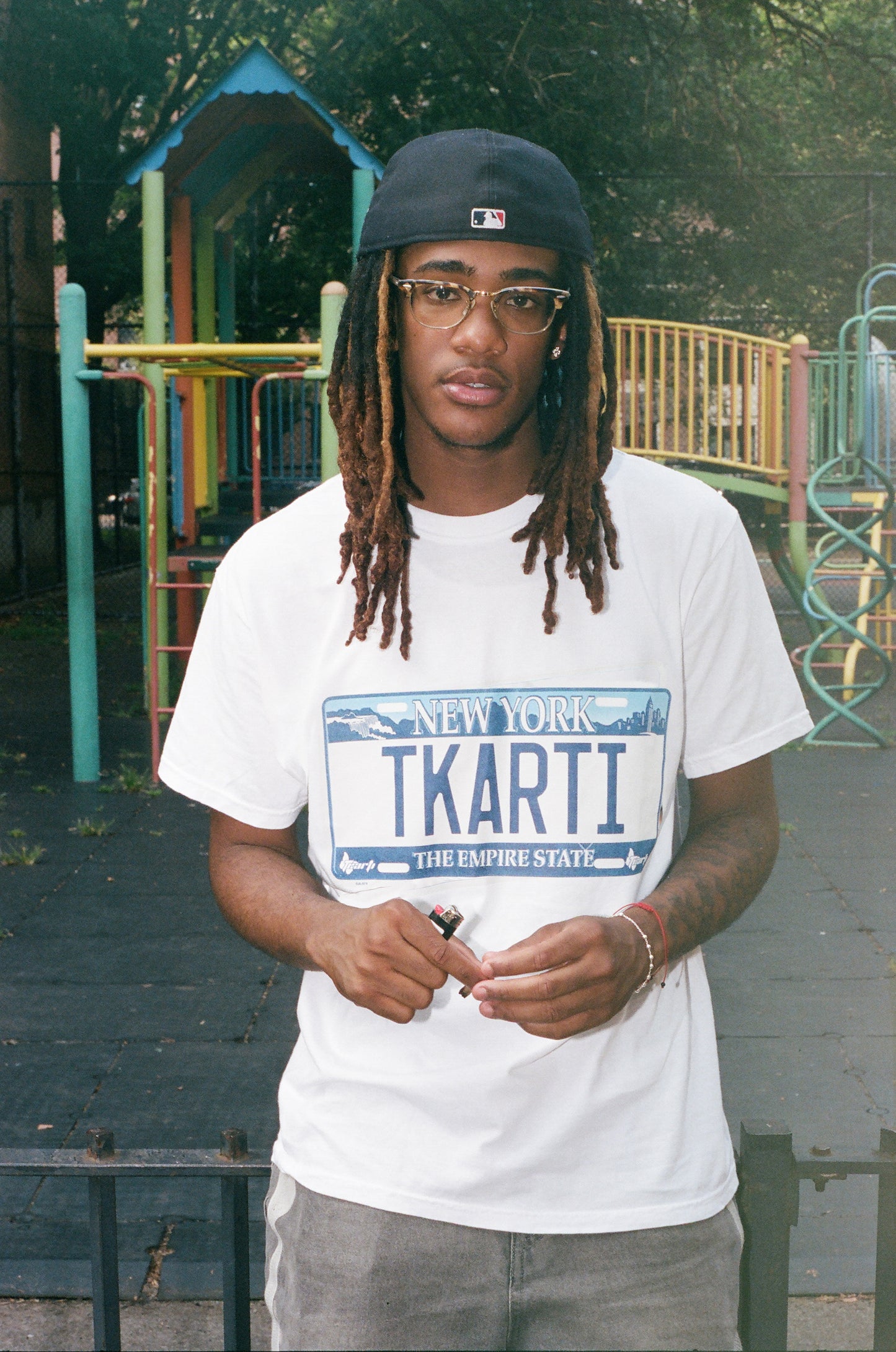 Empire State NY License Plate T-Shirt