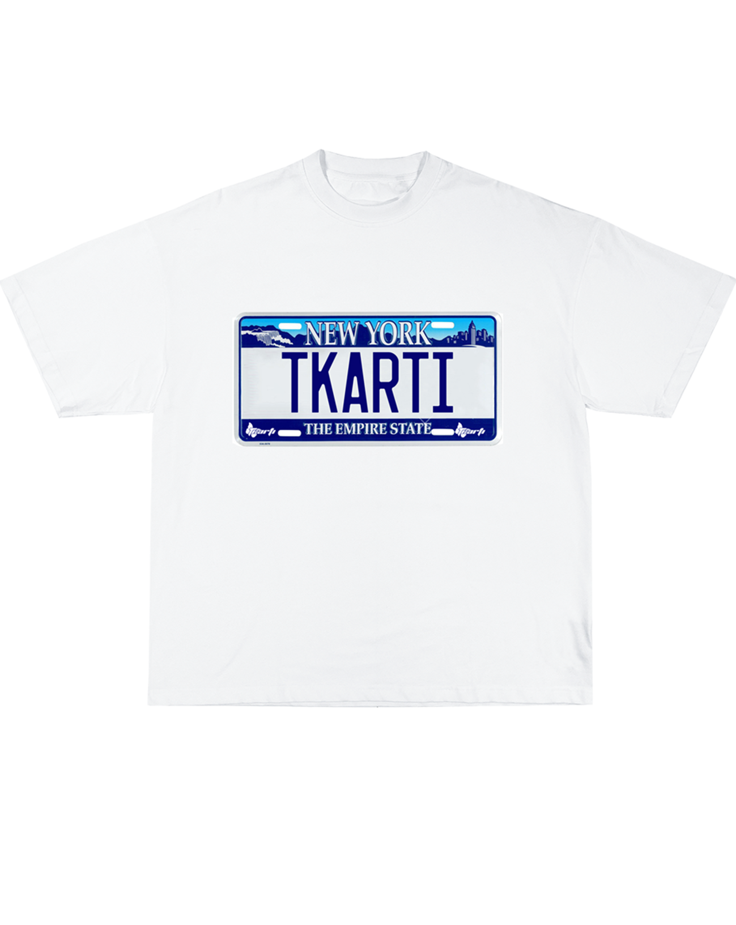 Empire State NY License Plate T-Shirt