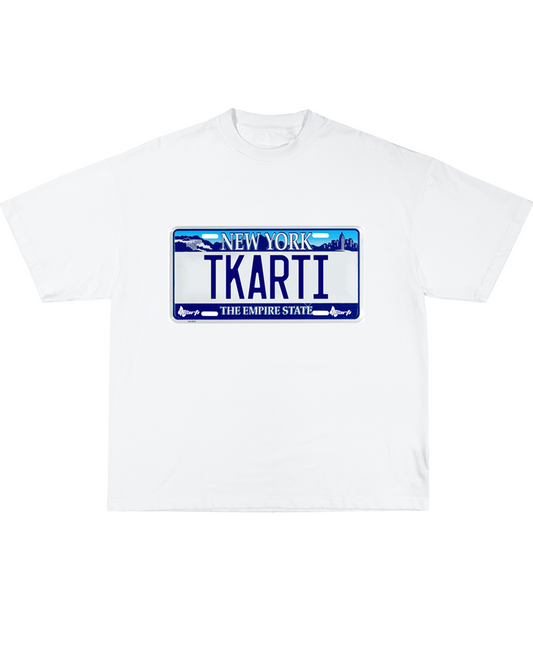 Empire State NY License Plate T-Shirt